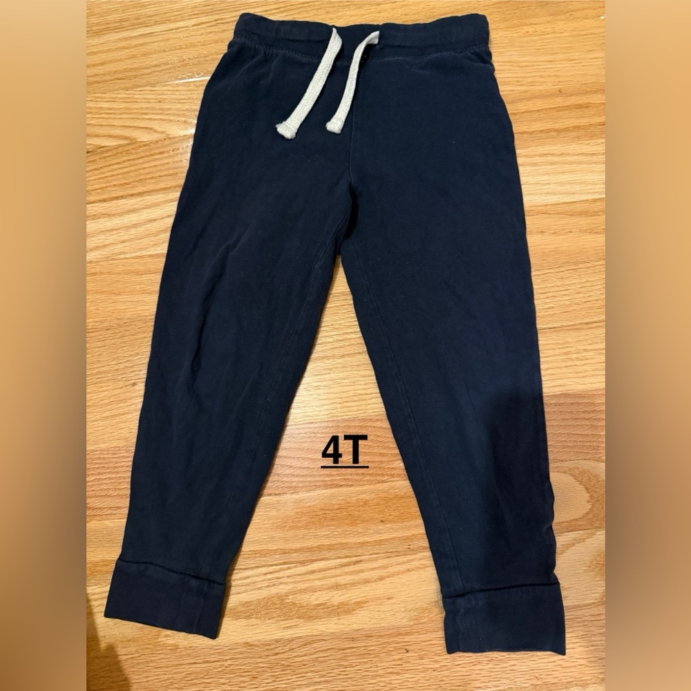 Navy Kids Jogger Pants
